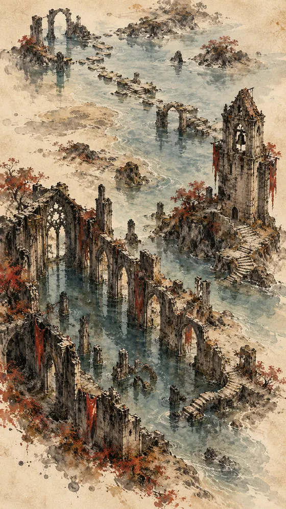 Map of Drowned Cloister