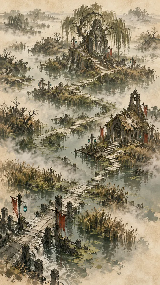 Map of Lantern Marsh
