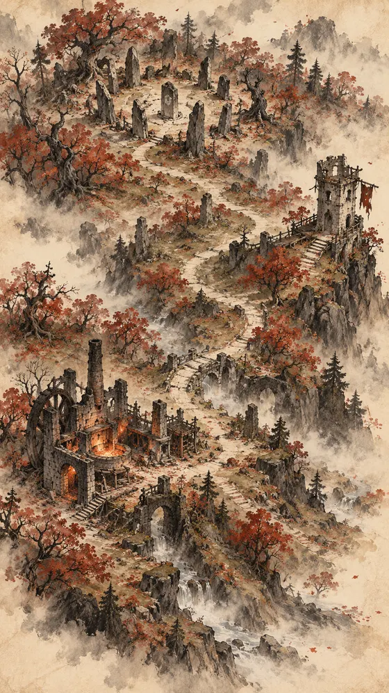 Map of Witchwood Ruins